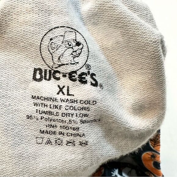 Buc-ee’s Halloween Sweatpants Ghost Pumpkin Spiderweb Lounge Pants Unisex XL - Picture 6 of 9